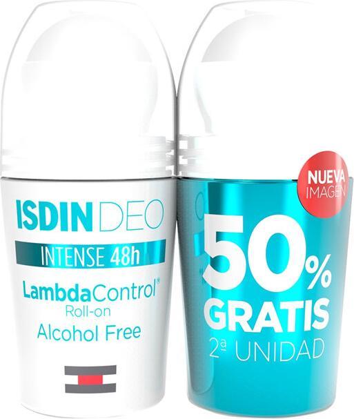 Produktbild Isdin Lambda Control intensiv 48h Deo Roll On 2x50ml (Roll-on, 50 ml)