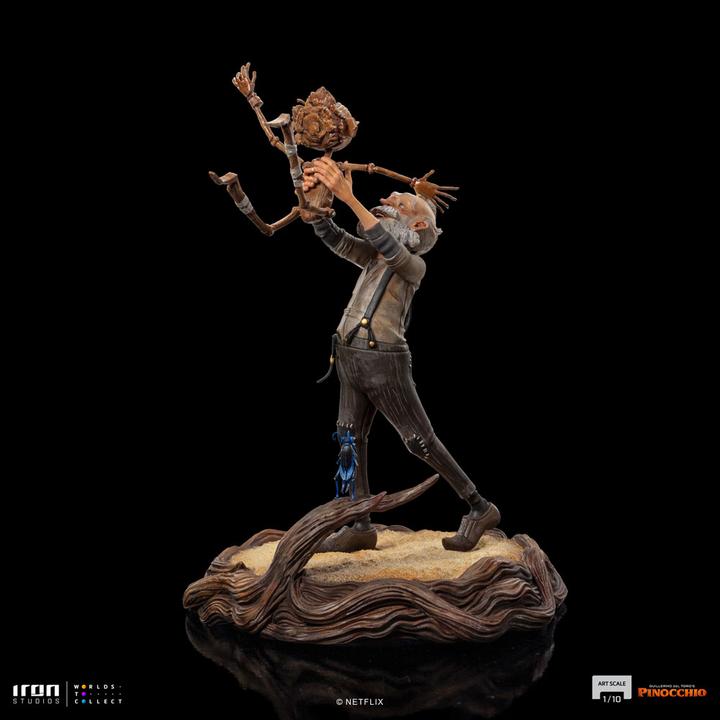 Actual product image Iron Studios Jurassic Park statuette 1/20 Demi Art Scale T-Rex attacks Donald Gennaro 30 cm