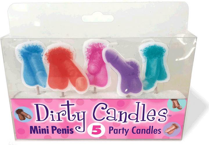 Actual product image Little Genie Productions Dirty Penis Candles (Other)