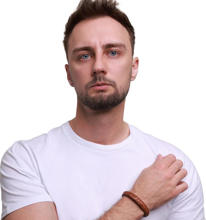 Produktbild Heideman Lederarmband Enno (19 cm, 100% Leder)