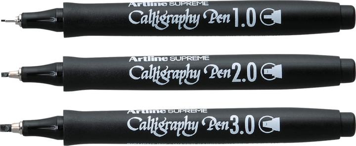 Actual product image Artline Supreme Calligraphy Pen (Red, 1 x)