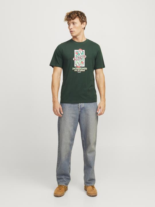 Actual product image Jack & Jones X-mas round neck T-shirt T-shirt (S)