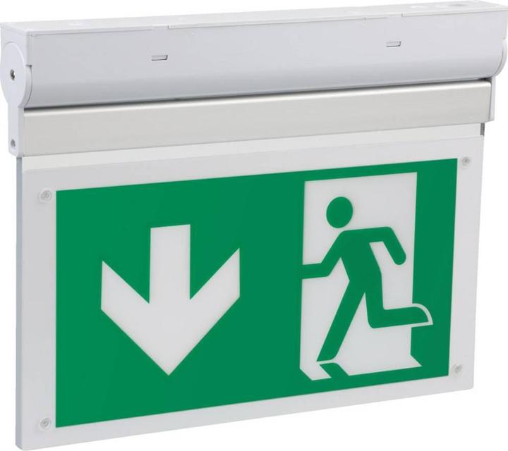 Actual product image B-Safety B STY LED Escape route emergency lighting ceiling surface mounting exit, escape route, right, left