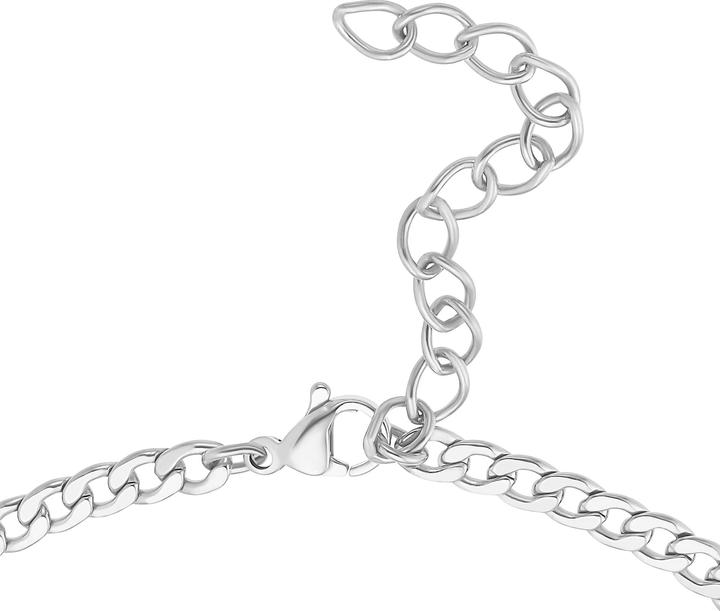 Actual product image Heideman Noah silver polished (100% stainless steel)