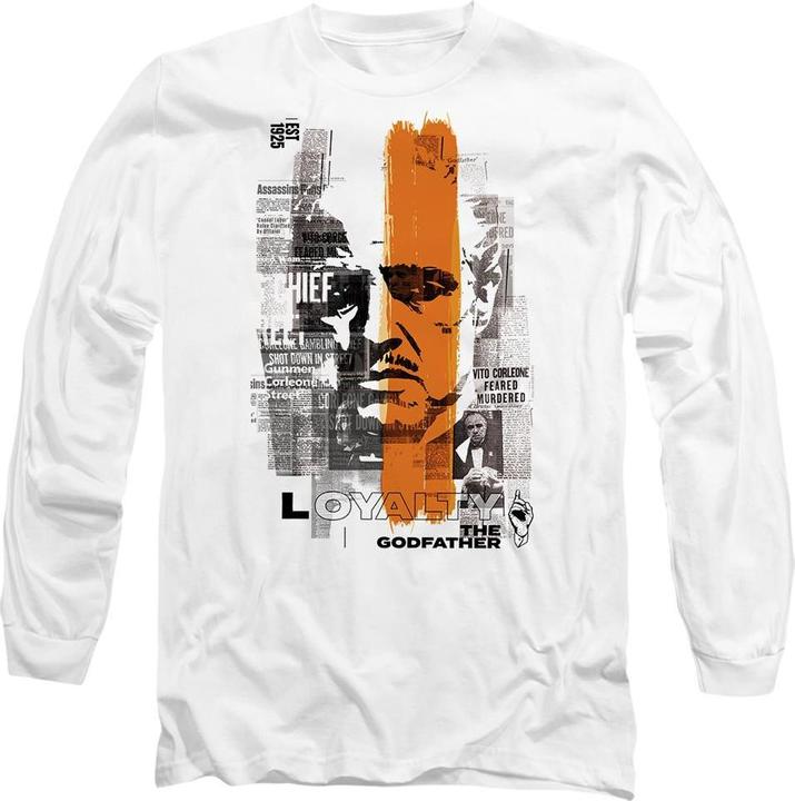 Immagine prodotto The Godfather Maglietta Don Vito Corleone Striscia di Giornale Adulto Unisex (M)