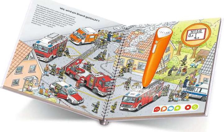Produktbild tiptoi Unterwegs mit der Feuerwehr (Deutsch, Daniela Flucht, Niklas Böwer)