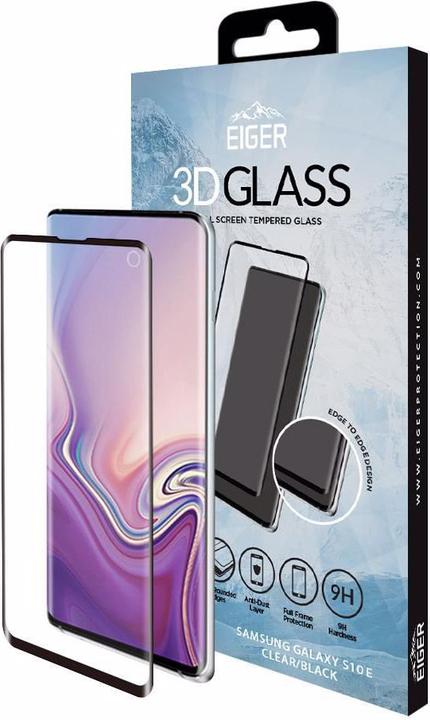Actual product image Eiger Mountain Glass Clear Edge (1 Piece, Samsung Galaxy S10e)