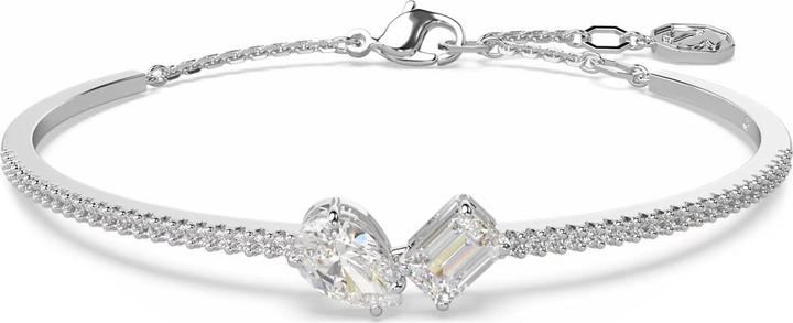 Produktbild Swarovski Mesmera Armreif Verschiedene Schliffe Weiss (17.30 cm, Swarovski Metall)