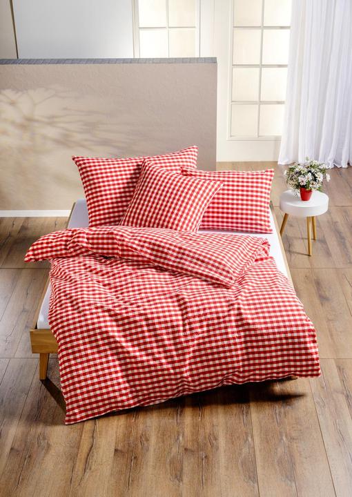 Immagine prodotto Night Fashion Controlla il rosso/bianco (Copripiumino, 200 x 210 cm)