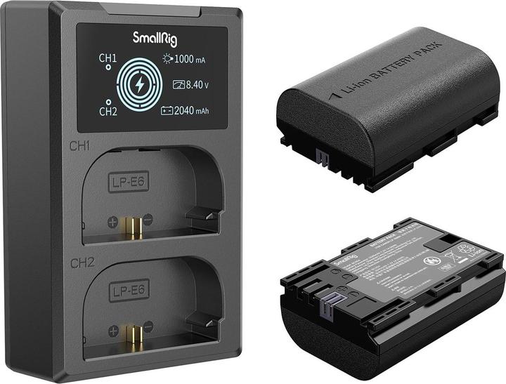 Actual product image SmallRig LP-E6NH Camera Battery and Charger Kit 3821 (Rechargeable battery)