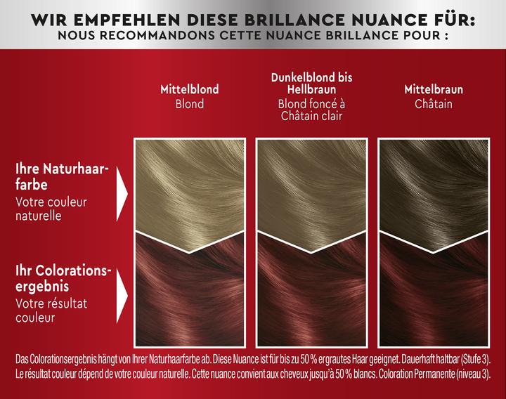 Actual product image Schwarzkopf Brillance Intensive Colour Cream 872 Intensive Red (872 Intensive red)