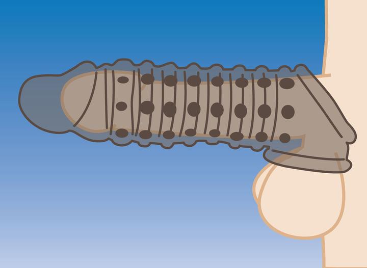 Actual product image Bijoux Indiscrets Penis Enhancer Sleeve