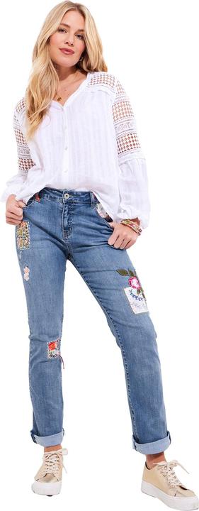 Immagine prodotto Joe Browns LIMITED EDITION Patchwork Straight Leg Jeans (44)