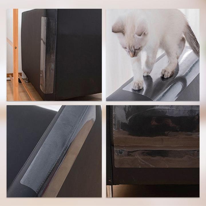 Productafbeelding Hermex Krasbescherming Kras-stop anti-krasfolie Kattenmeubelbeschermer Muurbescherming (Kat)