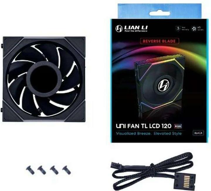 Actual product image Lian-Li Uni Fan TL Series Reverse Blade (140 mm, 1 x)