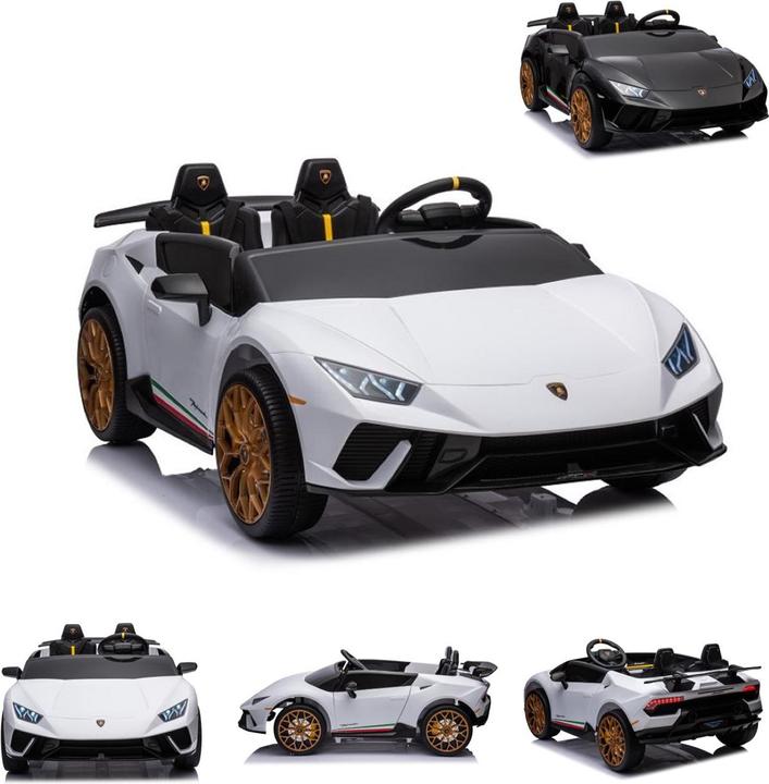 Image du produit Es-toys Véhicule pour enfants - Voiture électrique "Lamborghini Huracan Spider 2 places" - Sous licence - 4 (12 V)