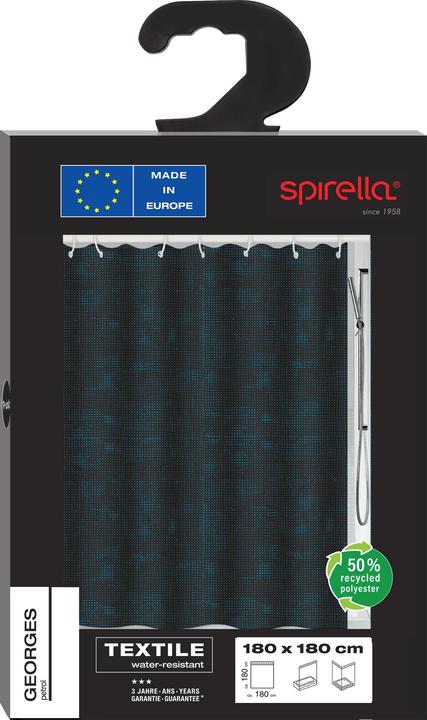 Actual product image spirella George (180 x 180 cm)