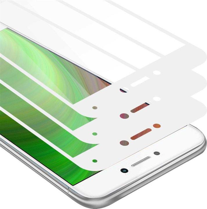 Actual product image Cadorabo Full screen display protection glass (3 Piece, Huawei P9 Lite (2017), Huawei P8 Lite (2017))