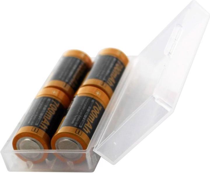 Image du produit Fenix 4 piles CR123 A avec boîtier de piles idéal pour la caméra de surveillance Arlo, lampes de poche LED