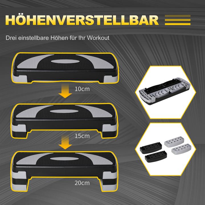 Produktbild Homcom Steppbrett mit 3 Stufen
