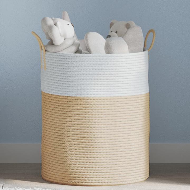 Immagine prodotto VidaXL Cestino portaoggetti Beige (1 x, Ø 38 x 46 cm)