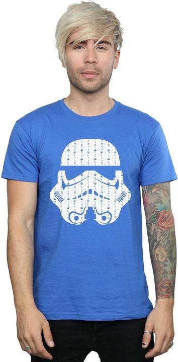 Produktbild Star Wars Christmas Stormtrooper Helmet TShirt (M)