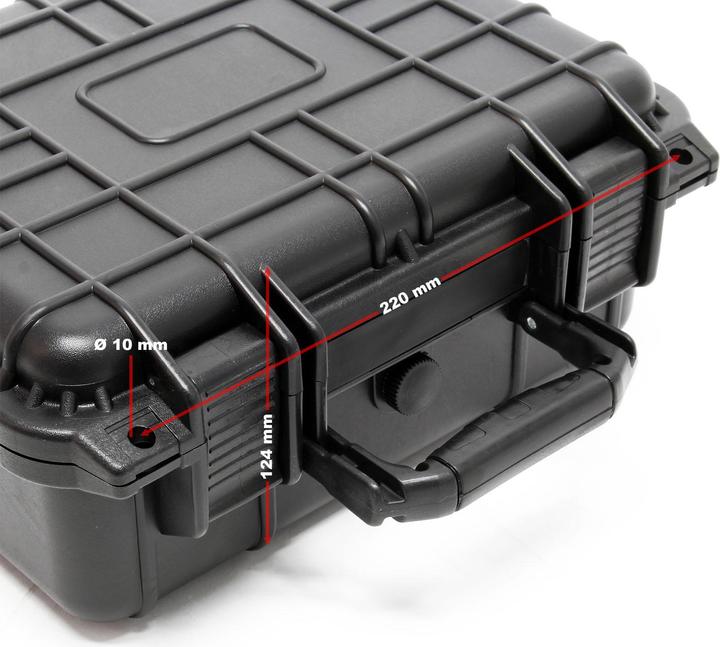 Image du produit Wiltec Mallette de transport Valise de protection Ajustable Étanche Mousse Taille S 27x24,6x12,4cm