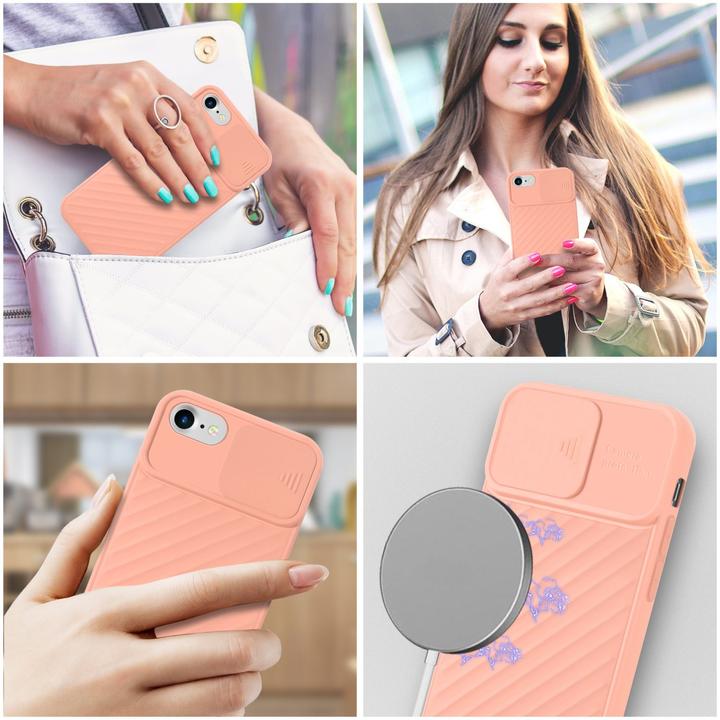 Actual product image Cadorabo TPU cover with camera protection (Apple iPhone 7, Apple iPhone SE (2nd Gen))