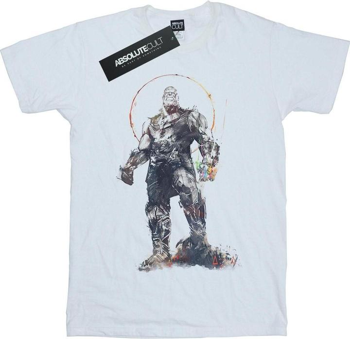 Actual product image Boys Avengers Infinity War Thanos Sketch T-Shirt (140, 146)