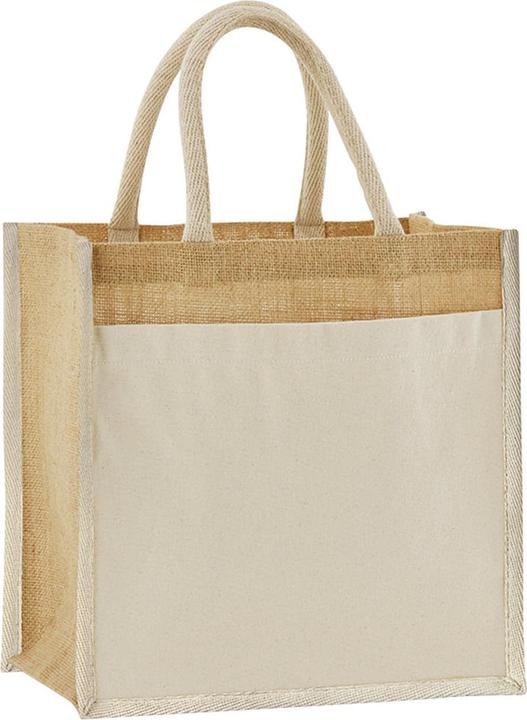 Produktbild Westford Mill Einkaufstasche Mini Gestärkte Jute 14L (14 l)