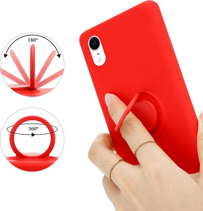 Image du produit Cadorabo Coque TPU Liquid Ring Silicone Case (Apple iPhone XR)