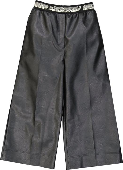 Stella McCartney Pantalon à effet cuir croisé