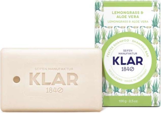 Klar Festes Shampoo Lemongrass & Aloe Vera (Festes Shampoo)