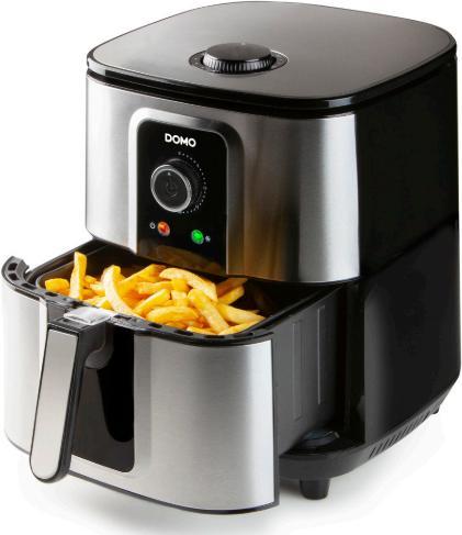 Actual product image Domo DO536FR Air Fryer Cool-touch housing, overheat protection, timer function, control le