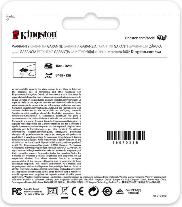 Produktbild Kingston Canvas Go! Plus (64 GB, SDXC, U3, UHS-I)