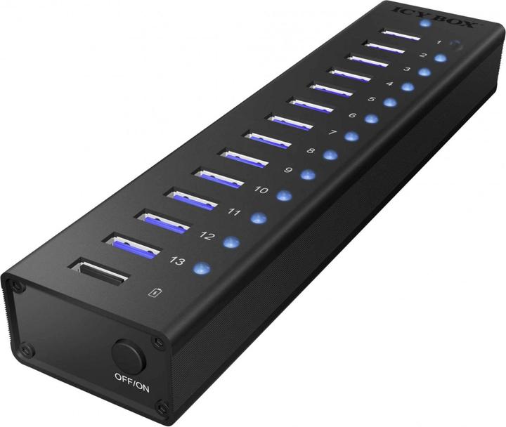 Produktbild Icy Box Ib-Ac6113 (USB-B, 13 Ports)