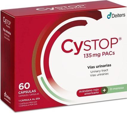Deiters Cystop Red Blueberry Tablets for Cystitis with D-Mannose 60 Capsules