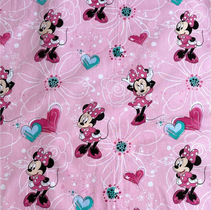 Immagine prodotto Tinisu Lenzuolo matrimoniale Minnie Mouse - 90x200 cm copripiumino letto singolo coprimaterasso (90 x 200 cm)