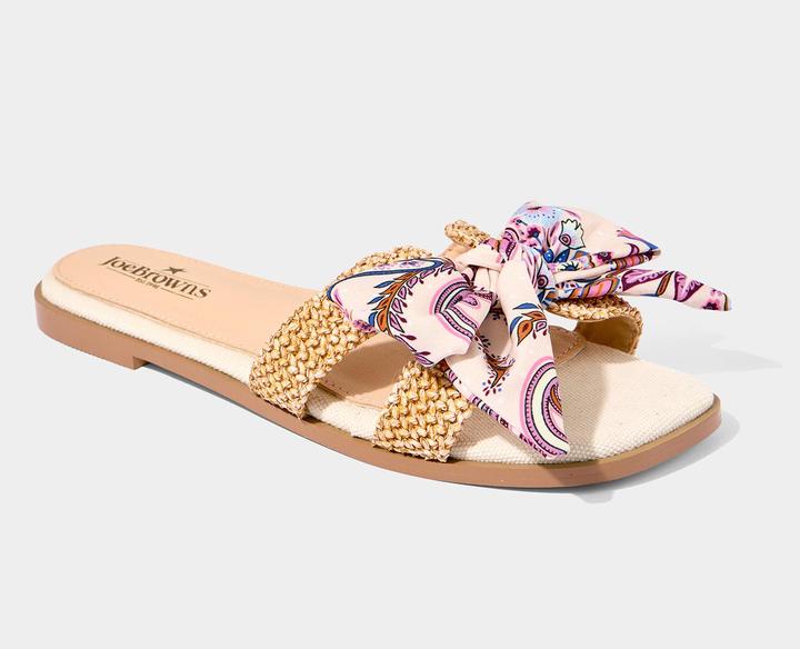 Produktbild Joe Browns Paisley Bow Woven Sole Sliders (42)
