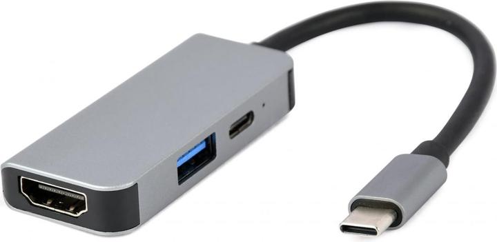 Actual product image Gembird Multi Port Adapter USB Type C (USB-C, 3 Ports)