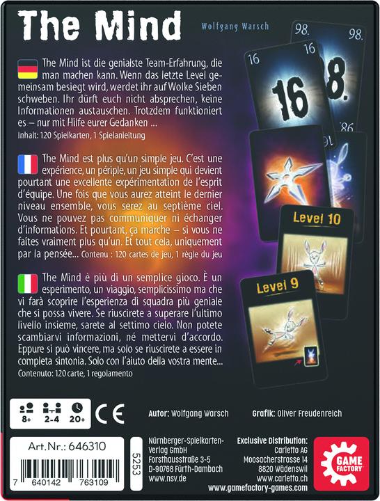 Produktbild Game Factory The Mind (Deutsch, Englisch)