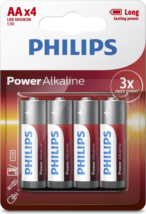 Actual product image Philips Power Alkaline (4 pcs., AA)