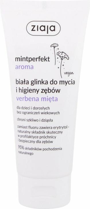 Actual product image Ziaja Mintperfect Aroma White Clay Verbena & Mint Toothpaste - Zubní pasta s minerály a bölím (100 ml)
