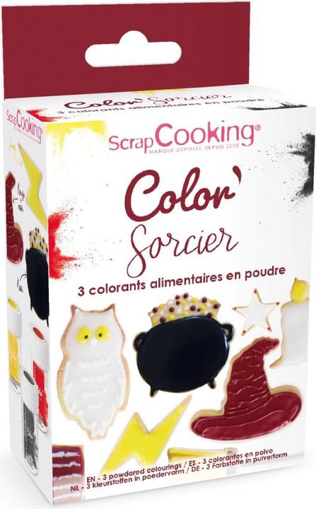 Actual product image ScrapCooking Set of 3 food colouring powders