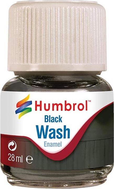Actual product image Humbrol Enamel Wash Black