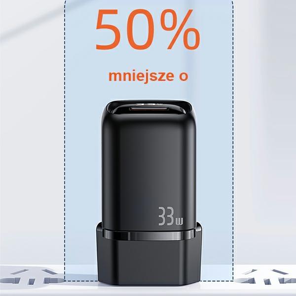 Image du produit Usams Chargeur rapide 33W QC + PD à affichage numérique (33 W)