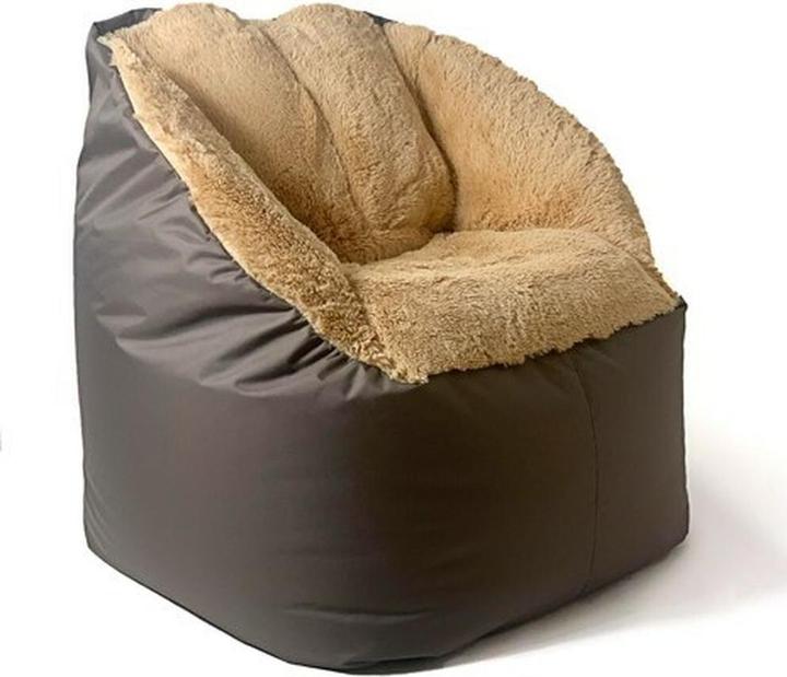 Immagine prodotto Go Gift Sako Borsa Pouf Fluffy marrone XXL 140 x 90 cm