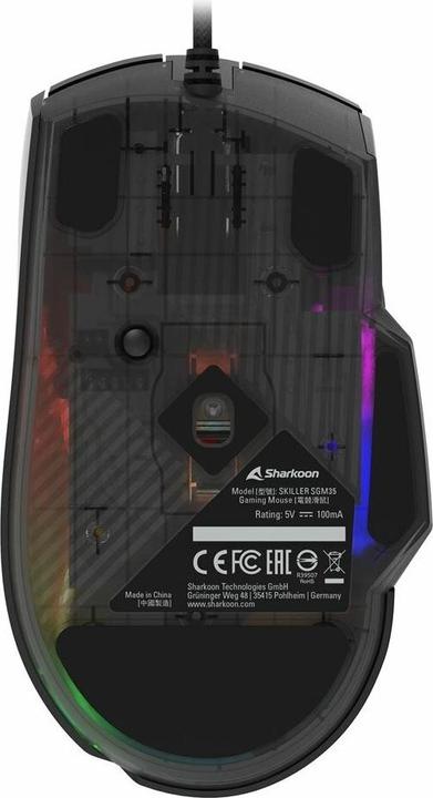 Actual product image Sharkoon SKILLER SGM35 Black (Cable)