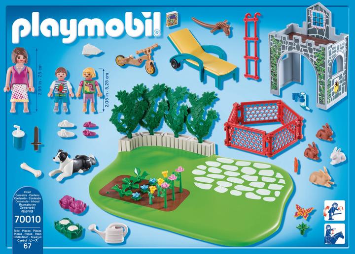 Immagine prodotto Playmobil Giardino familiare SuperSet (70010)