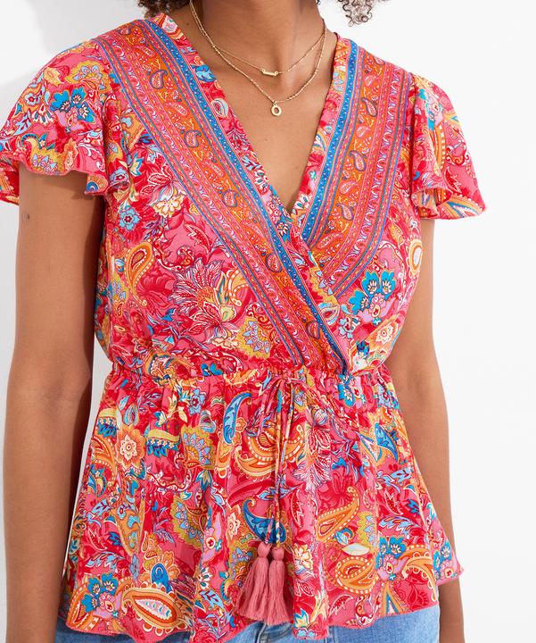 Produktbild Joe Browns Tropical Palm Print Relaxed Co-Ord Top (10)